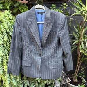 Pinstripe blazer